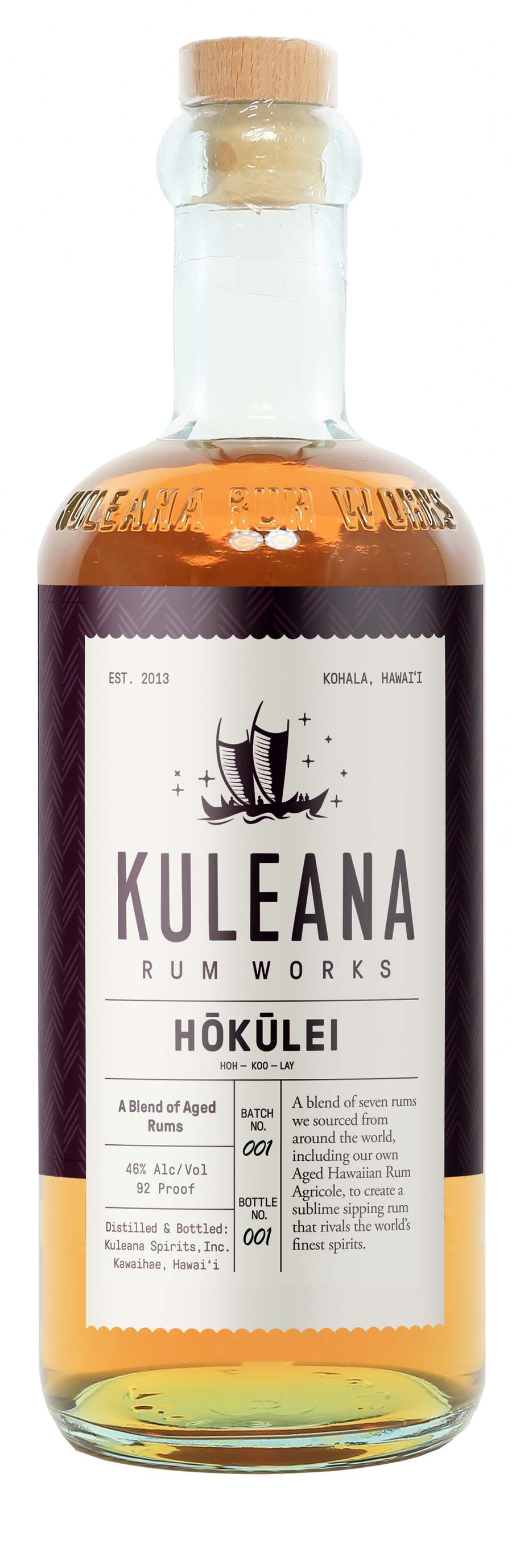 Kuleana Rum Works bottle