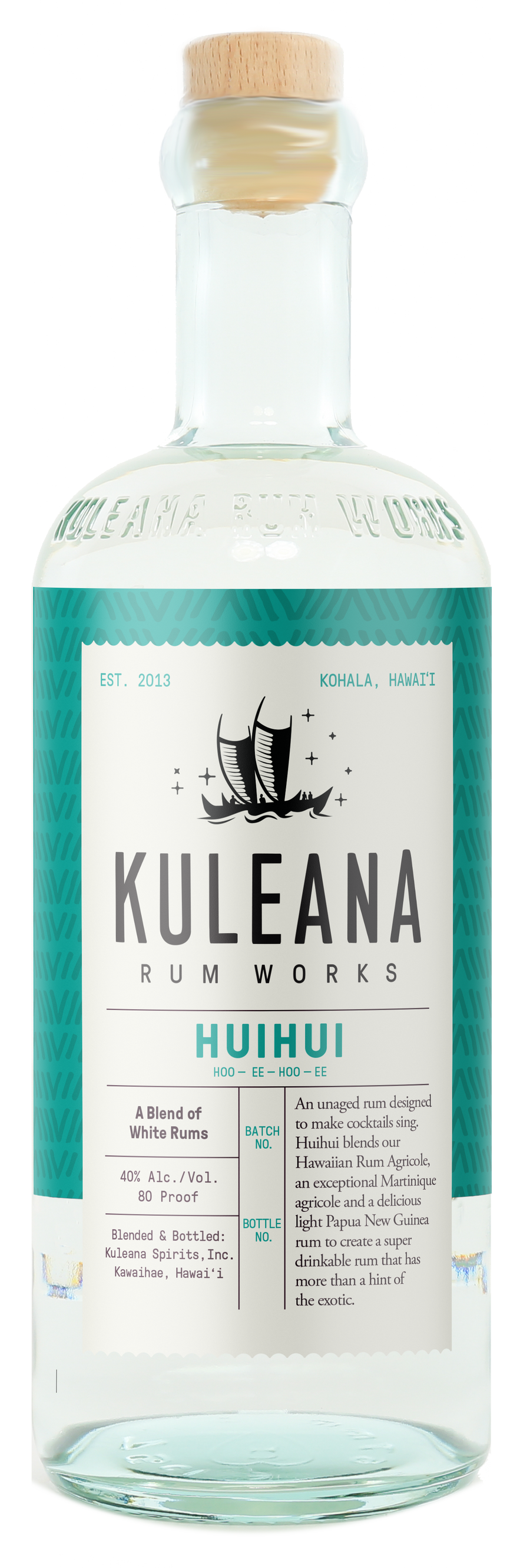 Kuleana Rum Works bottle